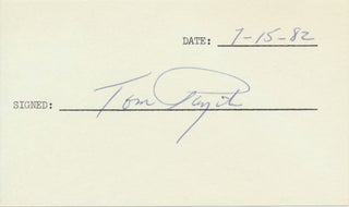 Item #29071 Signature. Tom PAZIK