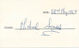Item #29130 Signature. Michael SOMES