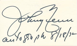 Item #29265 Signature. Johnny NEUN