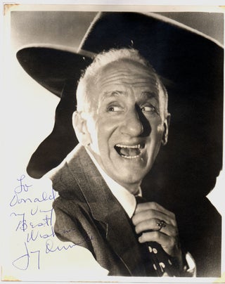 Item #30615 Inscribed Photograph Signed. Jimmy DURANTE, 1893--1980