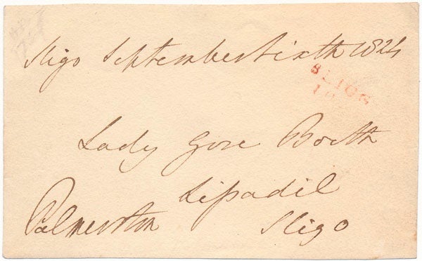 Item #31673 Free-Franked Envelope. Henry John Temple PALMERSTON, Lord.