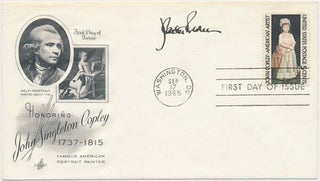 Item #31764 Signed First Day Cover. John Carter BROWN