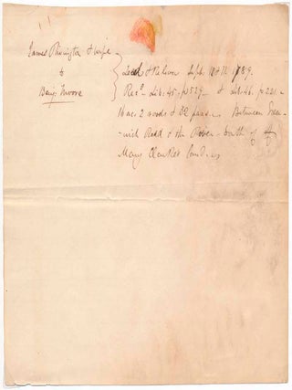 Autograph Document Signed / Unsigned Portrait.