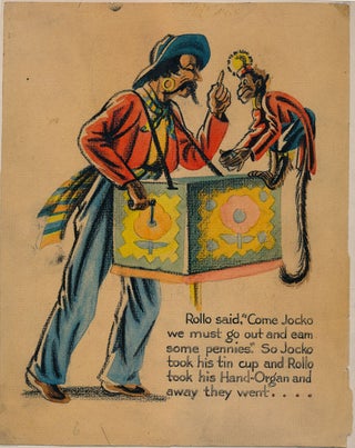 Original Book Illustration Art.