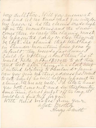Autograph Letter Signed.
