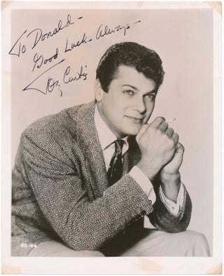 Item #36673 Inscribed Photographs Signed. Tony CURTIS, Janet LEIGH