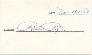 Item #37545 Signature / Unsigned Photograph. Patti PAGE