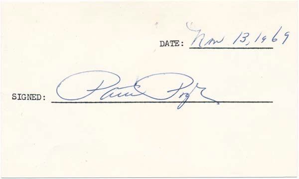 Item #37545 Signature / Unsigned Photograph. Patti PAGE.