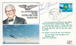 Item #37730 Signed Commemorative Envelope. Tom GLEAVE, William SIMPSON