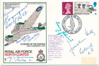 Item #37815 Signed Commemorative Envelope. Ernst BORNGEN, Wilhelm BROMEN, Joachim HELBIG, Hans...