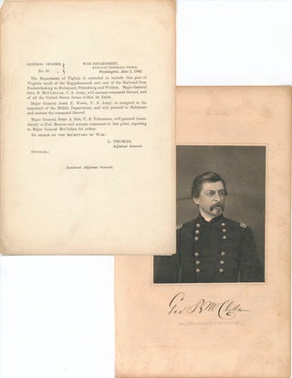 Item #38340 General Orders, No. 57. GENERAL ORDERS -- CIVIL WAR, George B. McCLELLAN
