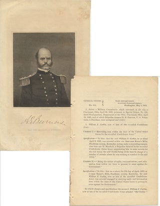 Item #38341 General Orders, No. 114. GENERAL ORDERS -- CIVIL WAR, Ambrose E. BURNSIDE