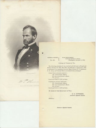 Item #38366 General Orders, No. 295. William T. GENERAL ORDERS -- CIVIL WAR -- SHERMAN