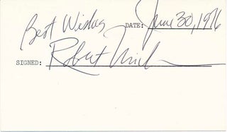 Item #39126 Signature and Inscription / Unsigned Photograph. Robert URICH