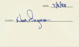 Item #39535 Signature. Dave BERGMAN