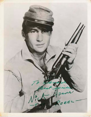 Item #39740 Inscribed Photograph Signed. Nick ADAMS