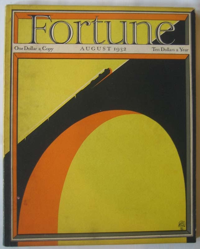 Item #40352 Fortune (Vol. VI, No. 2, August 1932). Henry R. LUCE.
