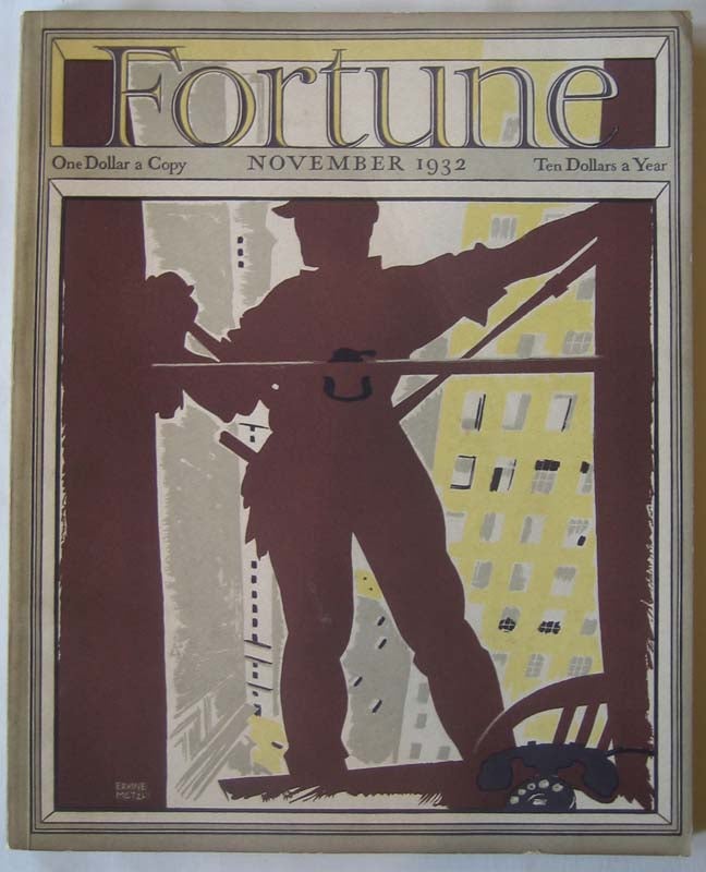 Item #40356 Fortune (Vol. VI, No. 5, November 1932). Henry R. LUCE.
