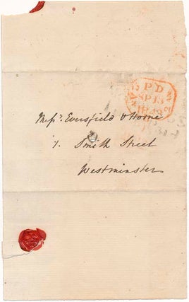 Item #40510 Autograph Fragment. Sir William Sidney SMITH