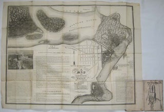 Item #40647 A Map of Niagara River 4 Miles above and 3 below the Falls. G. W. JOHNSON