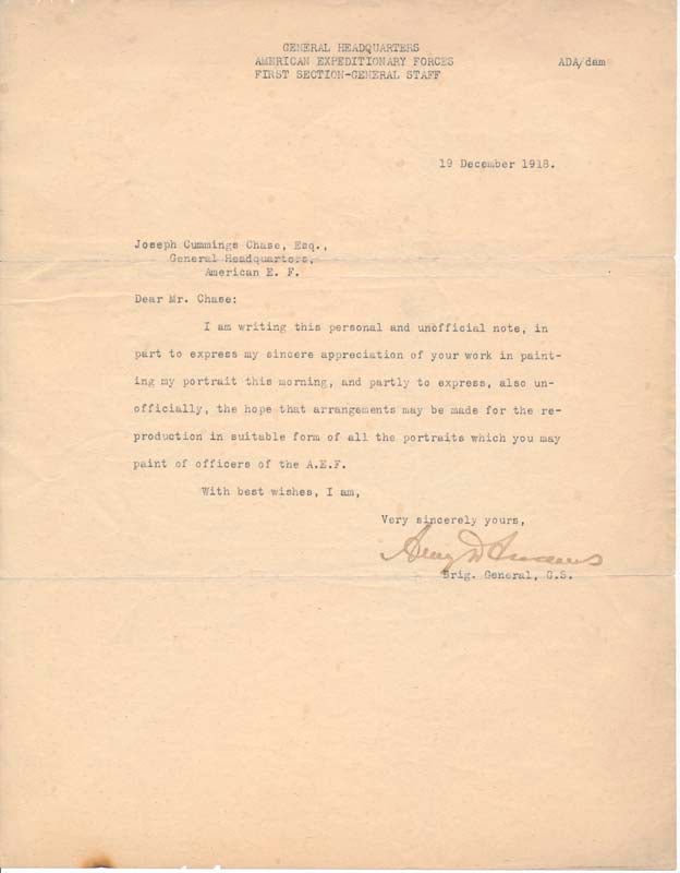 Item #40793 Typed Letter Signed. Avery D. ANDREWS.