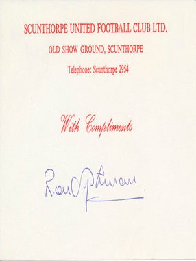 Item #41371 Signature. Ron ASHMAN