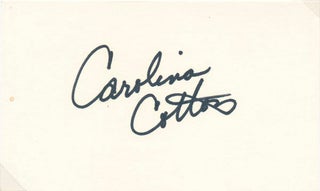 Item #41891 Signature. Carolina COTTON