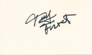 Item #41892 Signature. Terry FROST