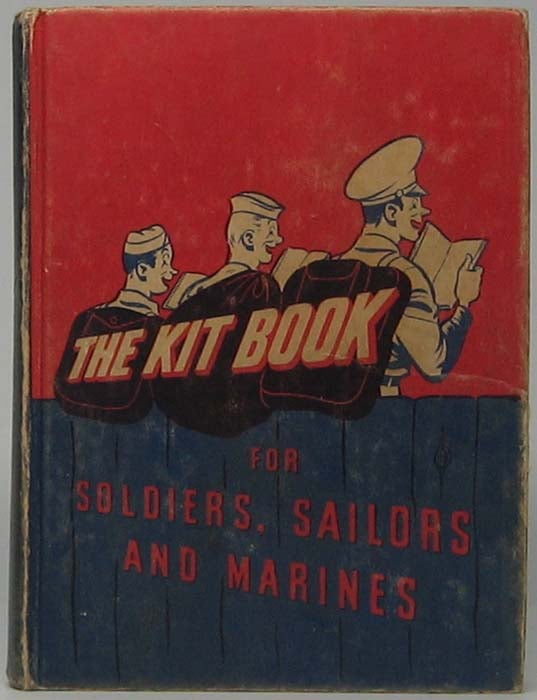 Item #42229 The Kitbook for Soldiers, Sailors, and Marines: Favorite stories, verse, and cartoons for the entertainment of servicemen everywhere. R. M. BARROWS, compiler.