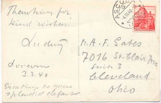 Item #42259 Autograph Note Signed. Emil LUDWIG