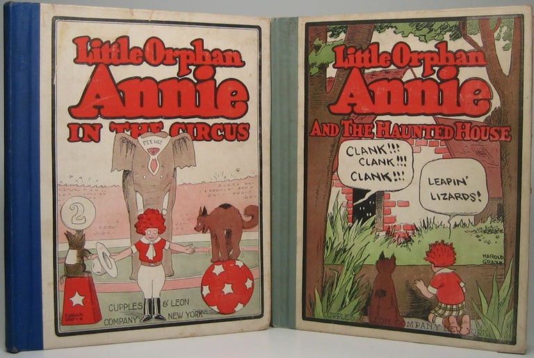 Item #42921 Little Orphan Annie in the Circus / Little Orphan Annie and the Haunted House / Little Orphan Annie: Never Say Die! / Little Orphan Annie Shipwrecked / Little Orphan Annie and Uncle Dan. Harold GRAY.