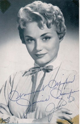 Item #43045 Photograph Signed / Autograph Note Signed. Janice HARPER