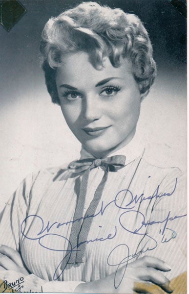Item #43045 Photograph Signed / Autograph Note Signed. Janice HARPER.