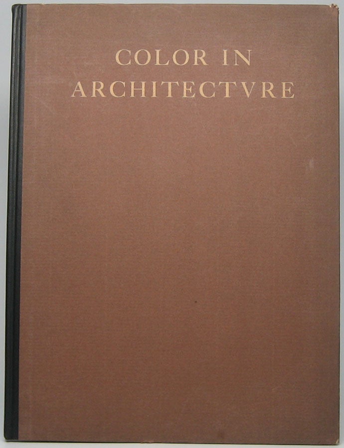 Item #43590 Color in Architecture. F. S. LAURENCE.