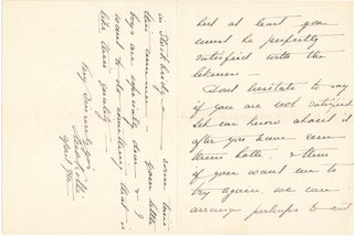 Item #43753 Autograph Letter Signed. Marie O. KOBBE, 1870-?