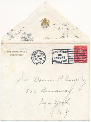 Item #43980 Autograph Document (unsigned). Grace COOLIDGE