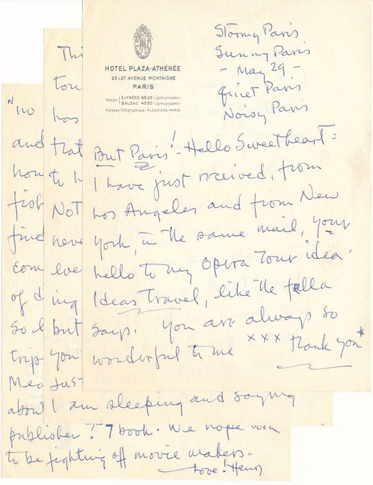 Item #44113 Autograph Letter Signed. Henry SELL.