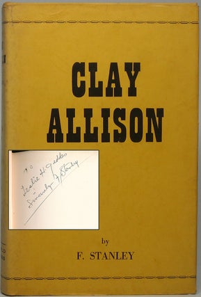 Item #44264 Clay Allison. F. STANLEY