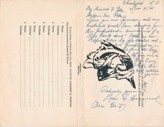 Item #44412 Autograph Note Signed (pre-1882-1946). Lillie CONRAD