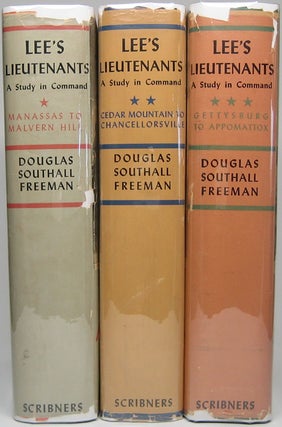 Item #44529 Lee's Lieutenants: A Study in Command. Douglas Southall FREEMAN