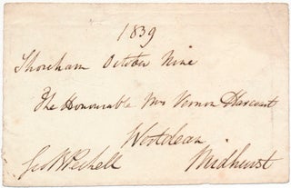Item #44899 Autograph Document Signed. George BROOKE-PECHELL