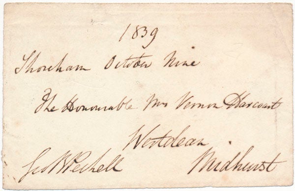 Item #44899 Autograph Document Signed. George BROOKE-PECHELL.