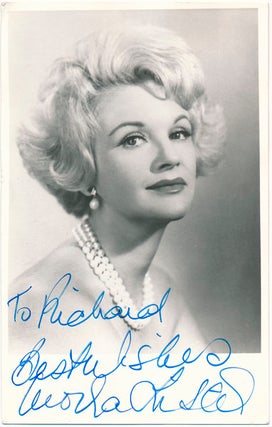 Item #44965 Inscribed Photograph Signed. Moira LISTER
