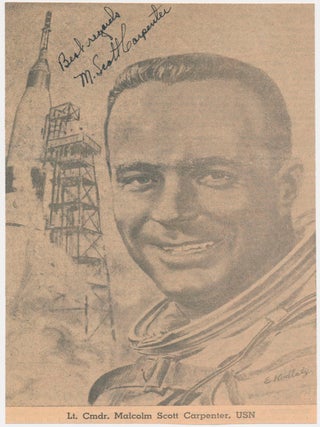 Item #45126 Inscribed Photograph Signed. M. Scott CARPENTER