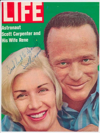 Item #45127 Inscribed Photograph Signed. M. Scott CARPENTER