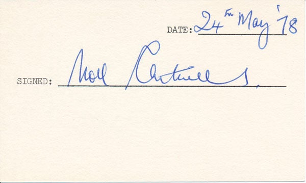 Item #45743 Signature. Noel CANTWELL.