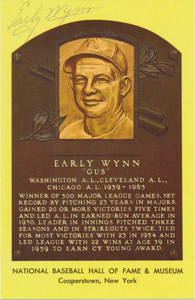Item #45782 Photograph Signed. Early "Gus" WYNN.