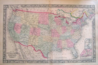 Item #45833 Map of the United States, and Territories, Together with Canada & c. UNITED STATES --...
