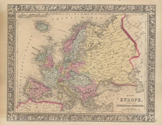 Item #45846 Map of Europe, Showing Its Gt. Political Divisions. EUROPE -- Map
