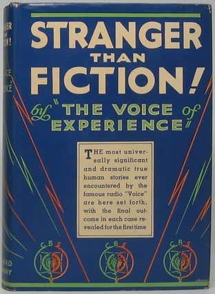 Item #45908 Stranger Than Fiction by "The Voice of Experience." Marion Sayle TAYLOR